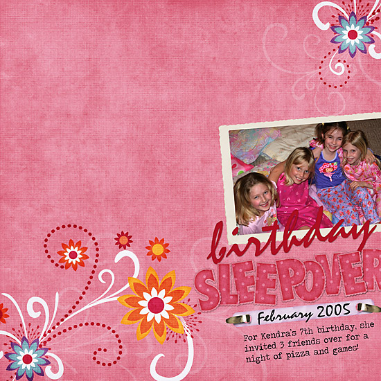 Birthday Sleepover