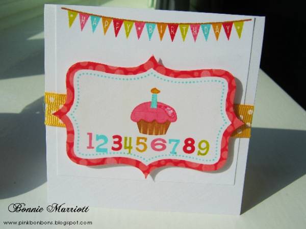 Birthday treats and matching card