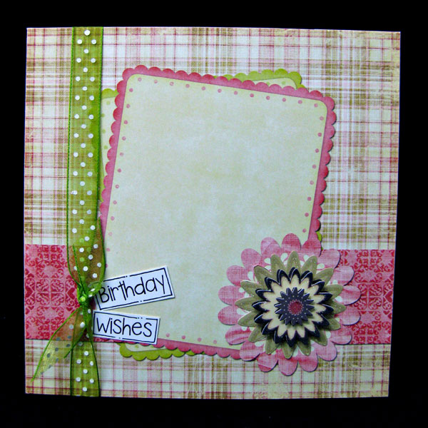 Birthday Wishes (hybrid card)