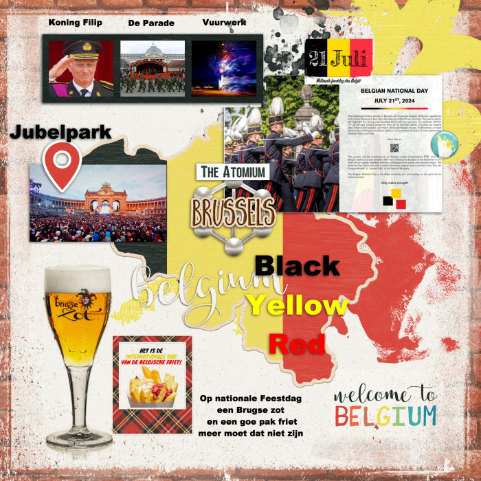 Black Yellow Red, The tricolor of Belgium,