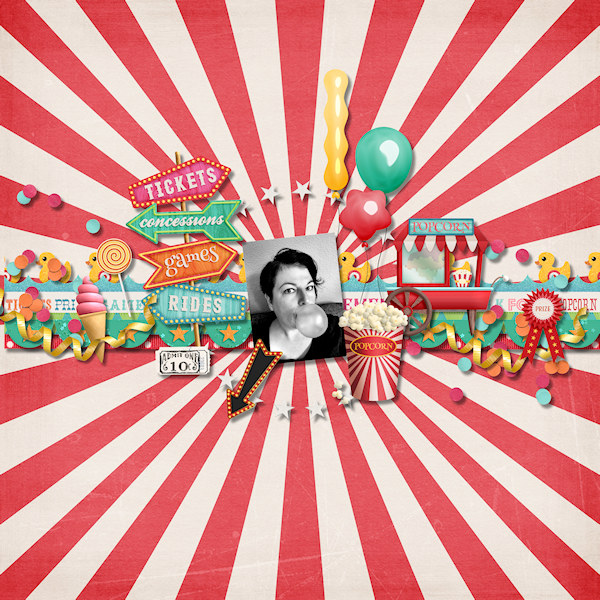 Blow bubbels with carnival
