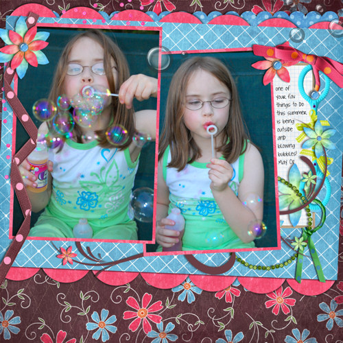 Blowing bubbles