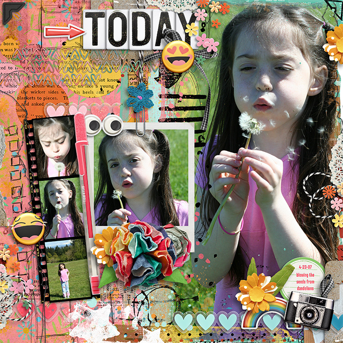 Blowing Wishing from Dandelions