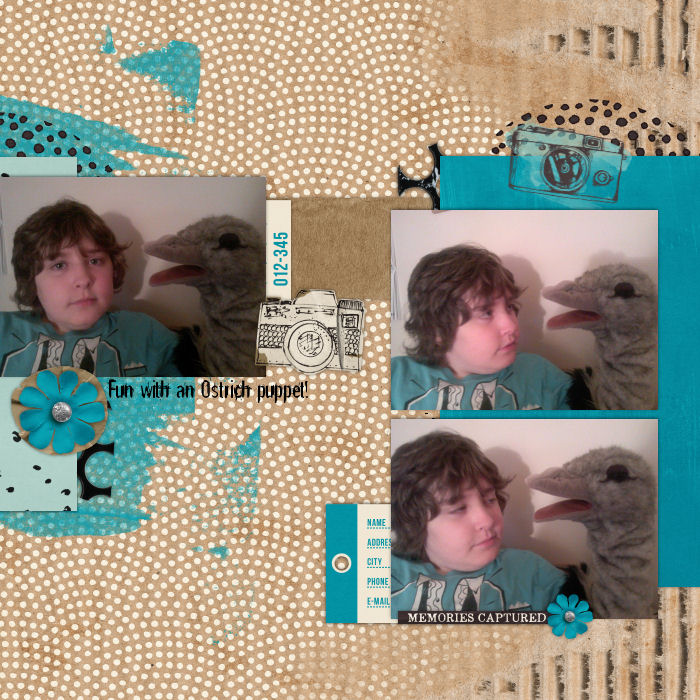 Blue and Brown Colour challenge