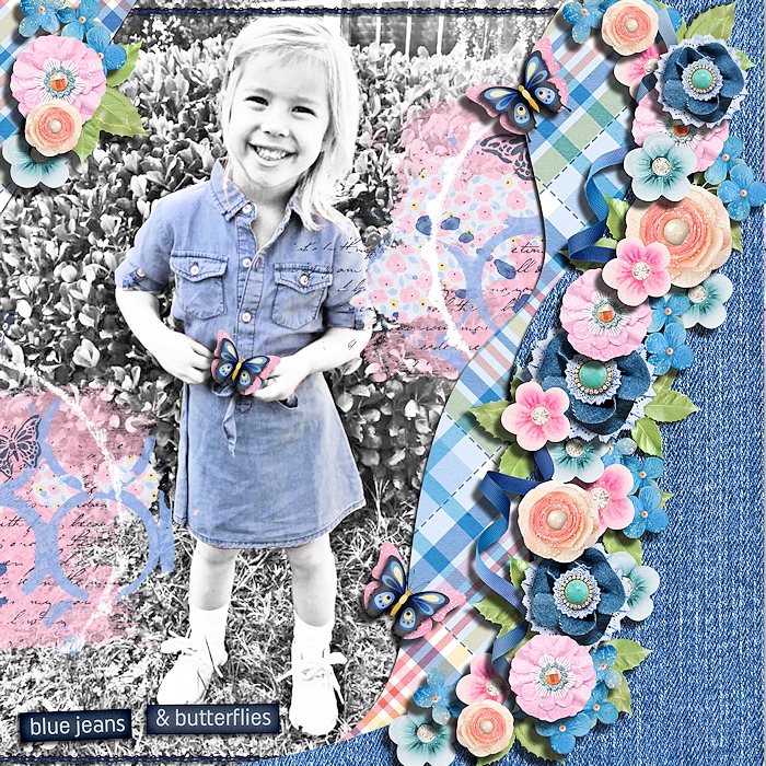 Blue jeans and butterflies