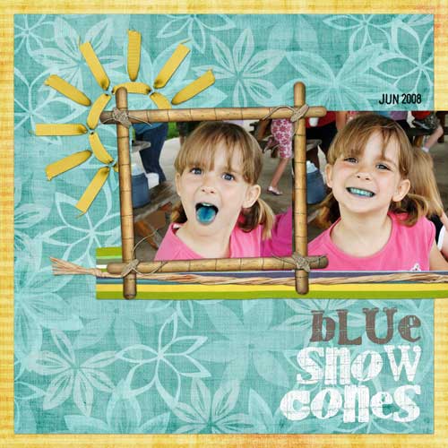 Blue Snowcones