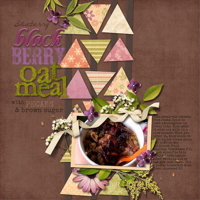 Blueberry Blackberry Oatmeal