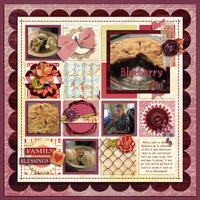 Blueberry Pie July 4th