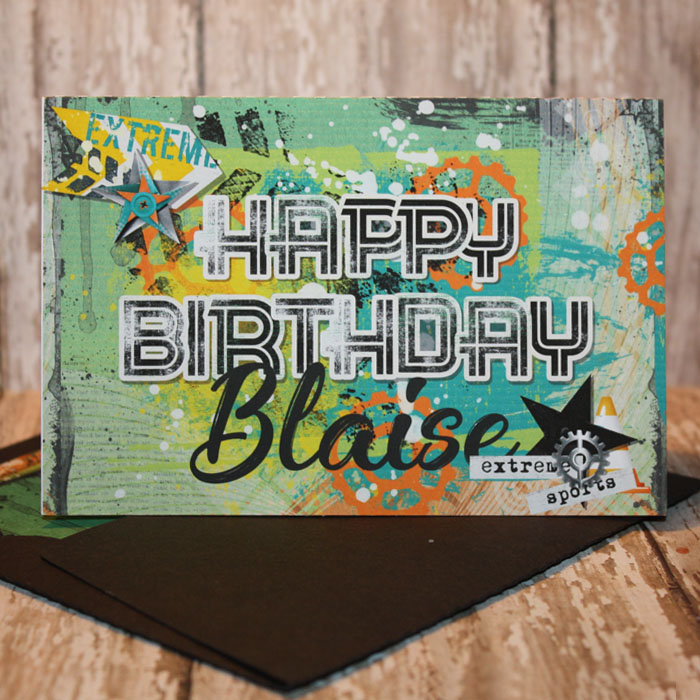 BMX Birthday Card