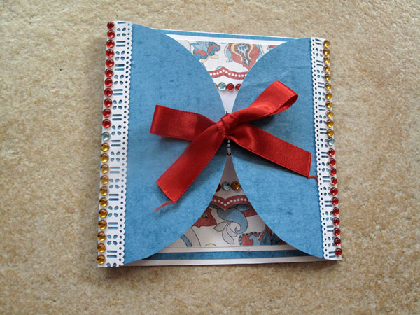 Bold-coloured b-day card I
