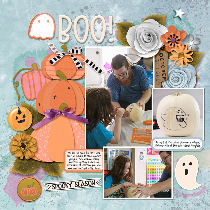Boo pumpkin