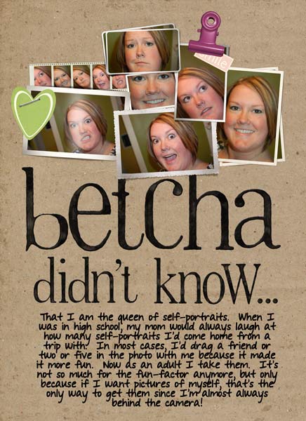 Book of Me:  Betcha Didn't Know...