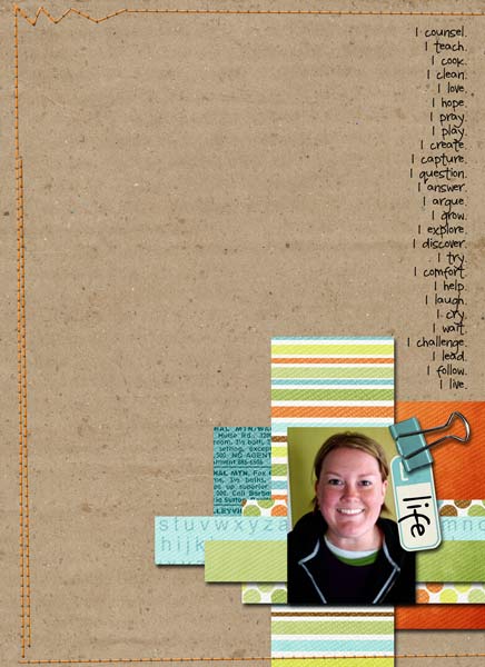 Book of Me:  What I Do