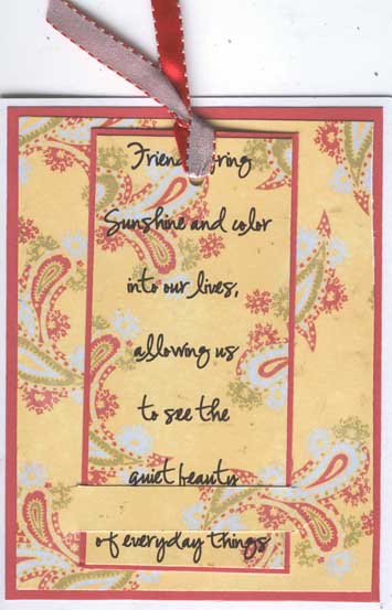 Bookmark Card
