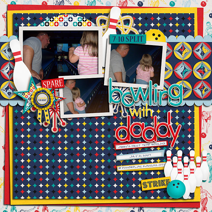 Bowling With Daddy (RAK for Sara)