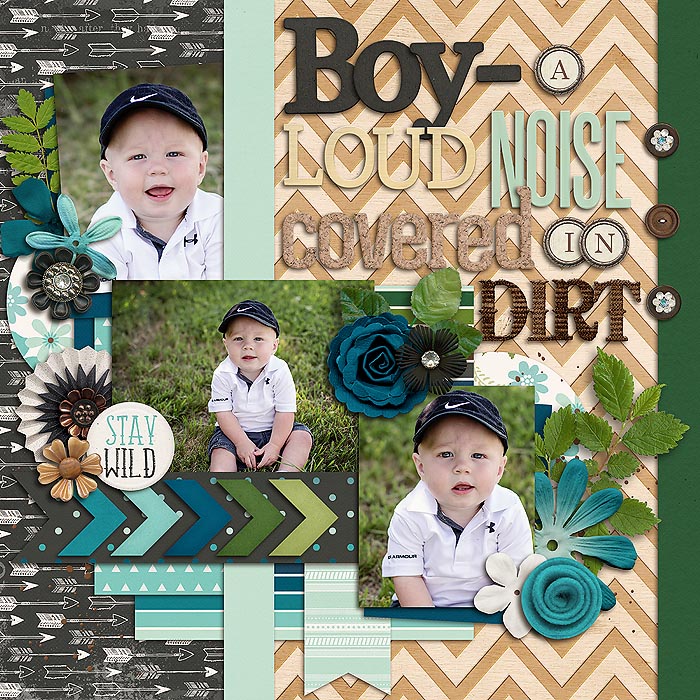 Boy- A loud noise...