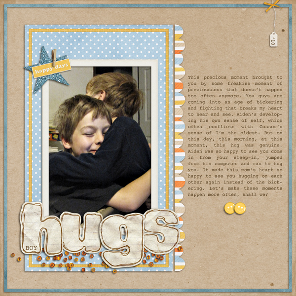 Boy Hugs