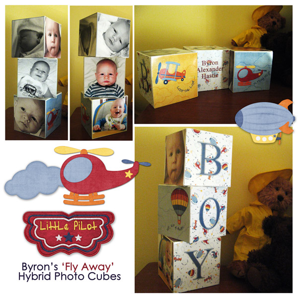 boy photo cubes