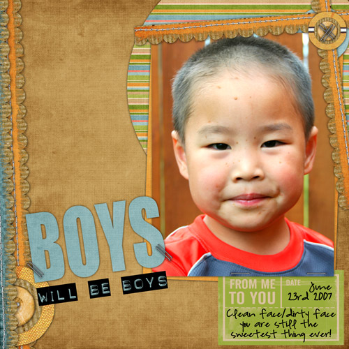 Boys will be Boys...Dirty Face