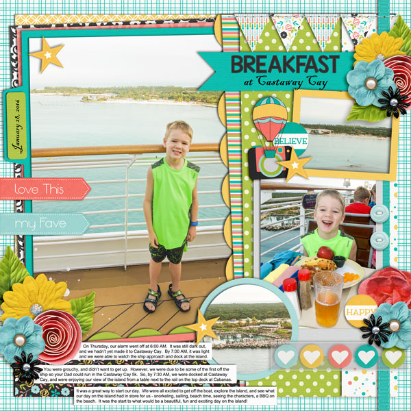 Breakfast at Castaway Cay