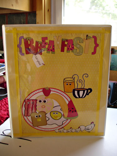 Breakfast Recipe Book Cover
