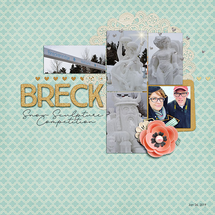 Breck Snow Sculpture