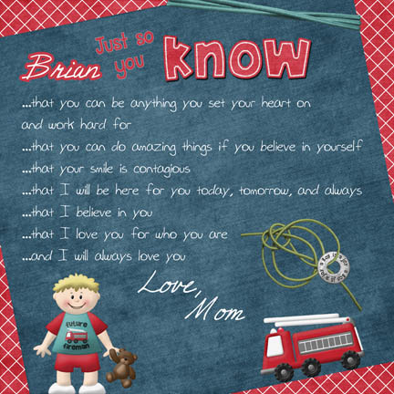 Brian just so you know