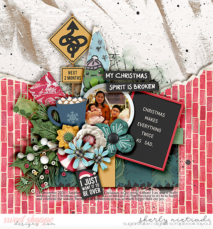 broken Christmas spirit