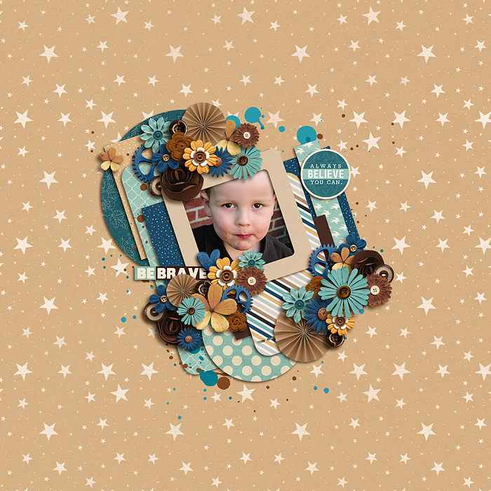 Brown & Blue