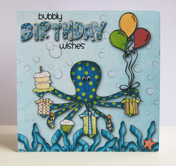Bubbly Birthday card