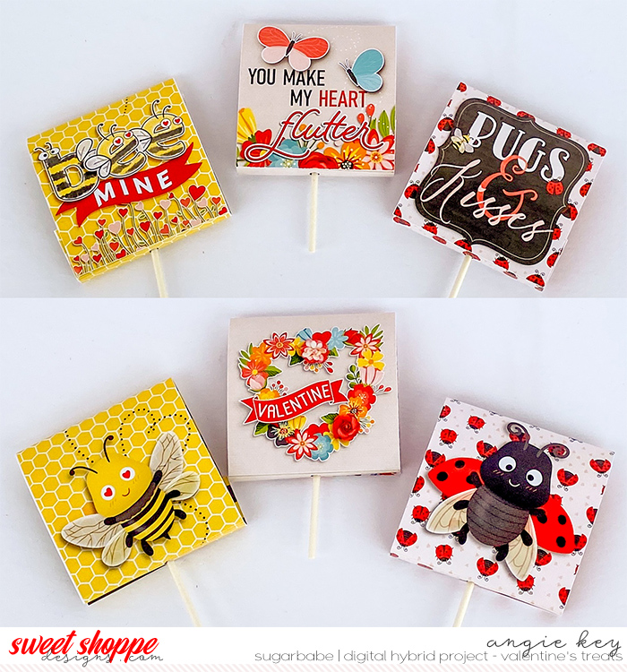 Bugs & Kisses Lollipop Covers