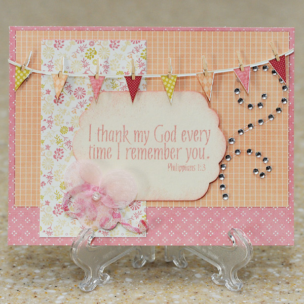 Bunting card