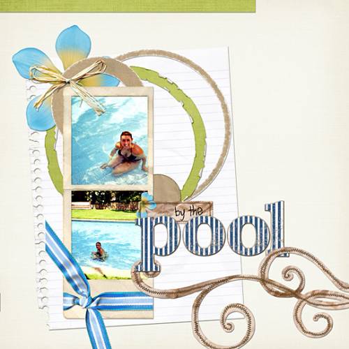 By the pool