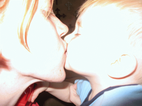 Caleb and Mommy