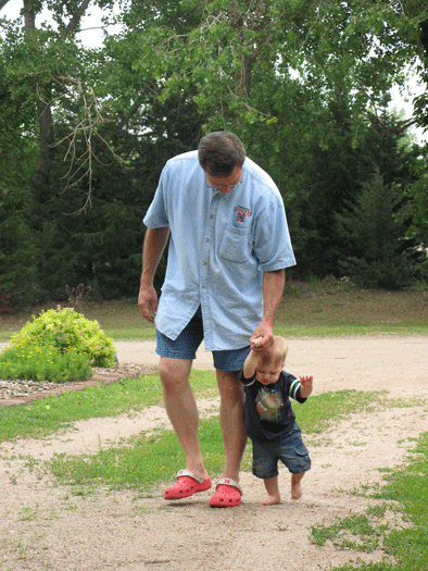 Caleb and Pop