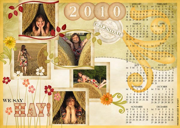 Calendar 2010 :: We Say Hay!