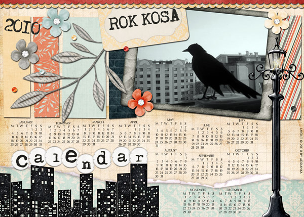 Calendar 2010 :: Year of the Blackbird