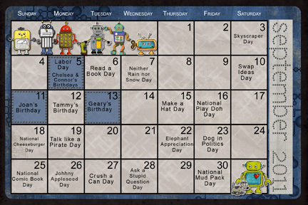 Calendar 2011 - Desktop - September