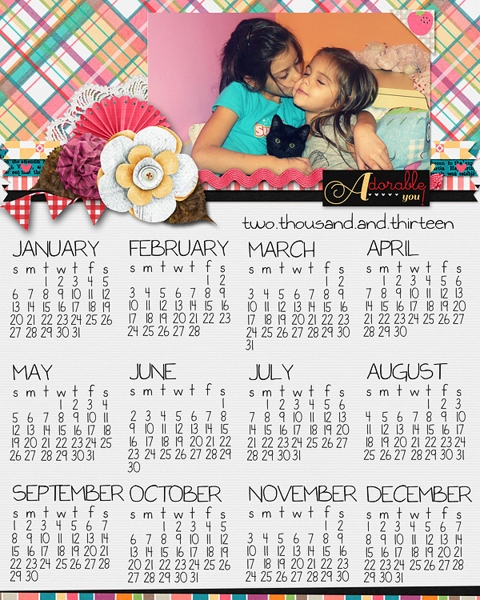 Calendar 2013