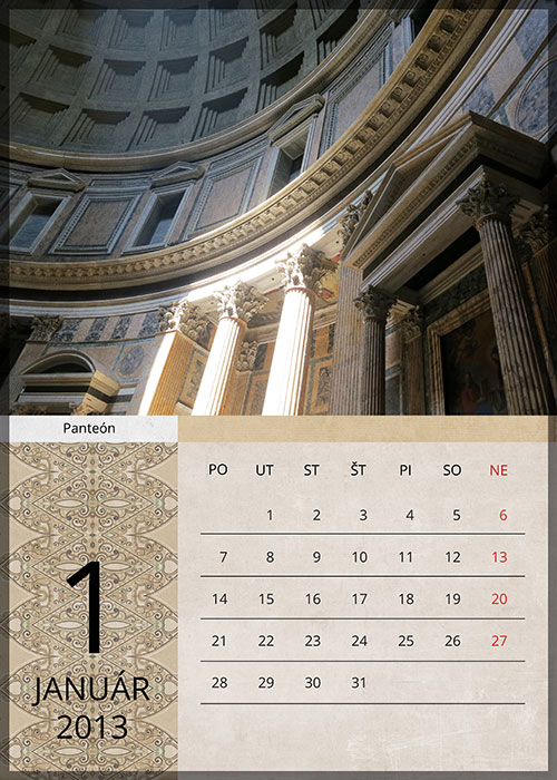 Calendar Roma 2013 :: January
