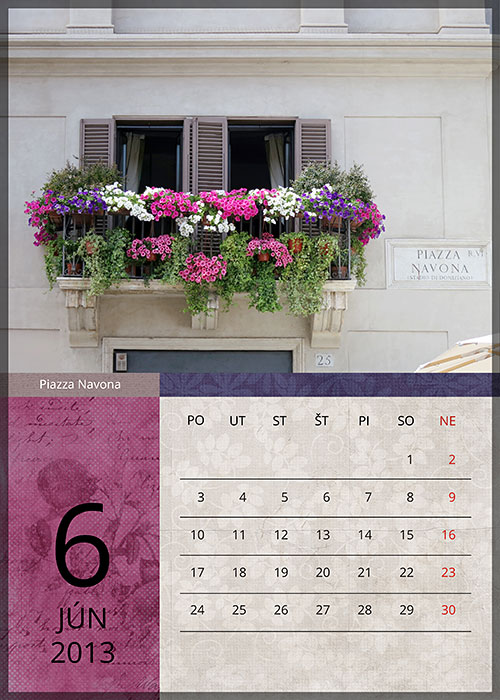 Calendar Roma 2013 :: June
