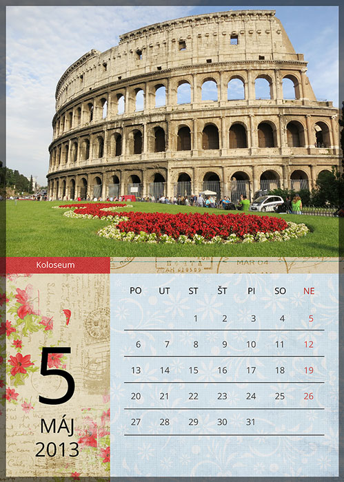 Calendar Roma 2013 :: May