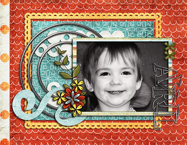 Calendar Topper - April