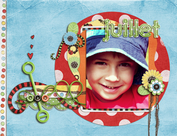 Calendar Topper - July