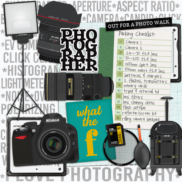 Camera Gear Checklist