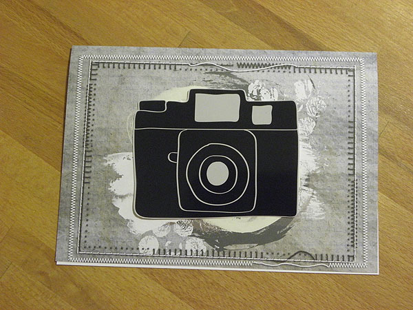 Camera postcard