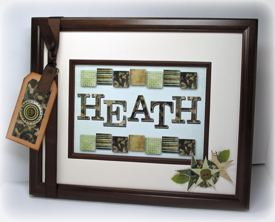 Camo Name Frame