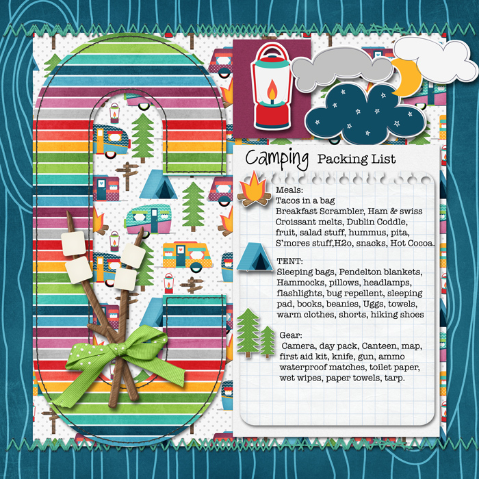 camping packing list