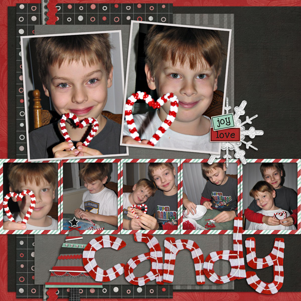Candy Cane Goofiness  (left)