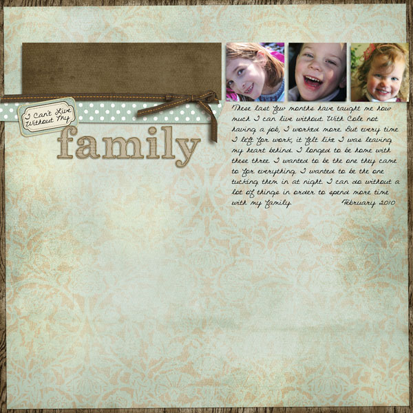 Can't Live Without Family